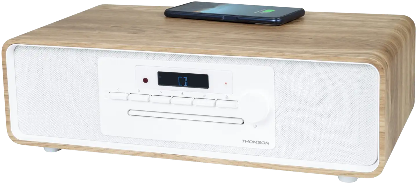 Thomson mikrohifijärjestelmä MIC301IBT puu/valkoinen - 4