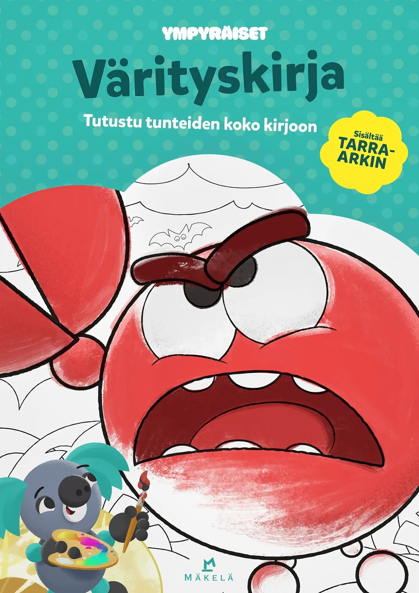 Ympyräiset värityskirja - Tutustu tunteiden koko kirjoon