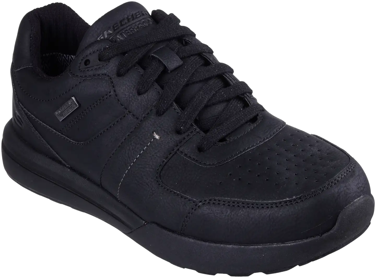 Skechers miesten vettäpitävä vapaa-ajan kenkä Netson-Gander - BLACK - 1