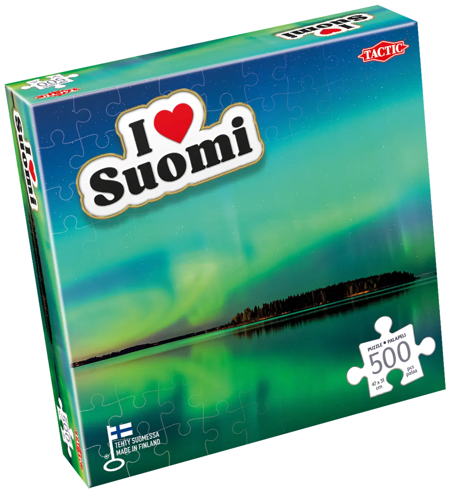 Tactic Palapeli I love Suomi Under the Northern Lights 500 palaa - 1