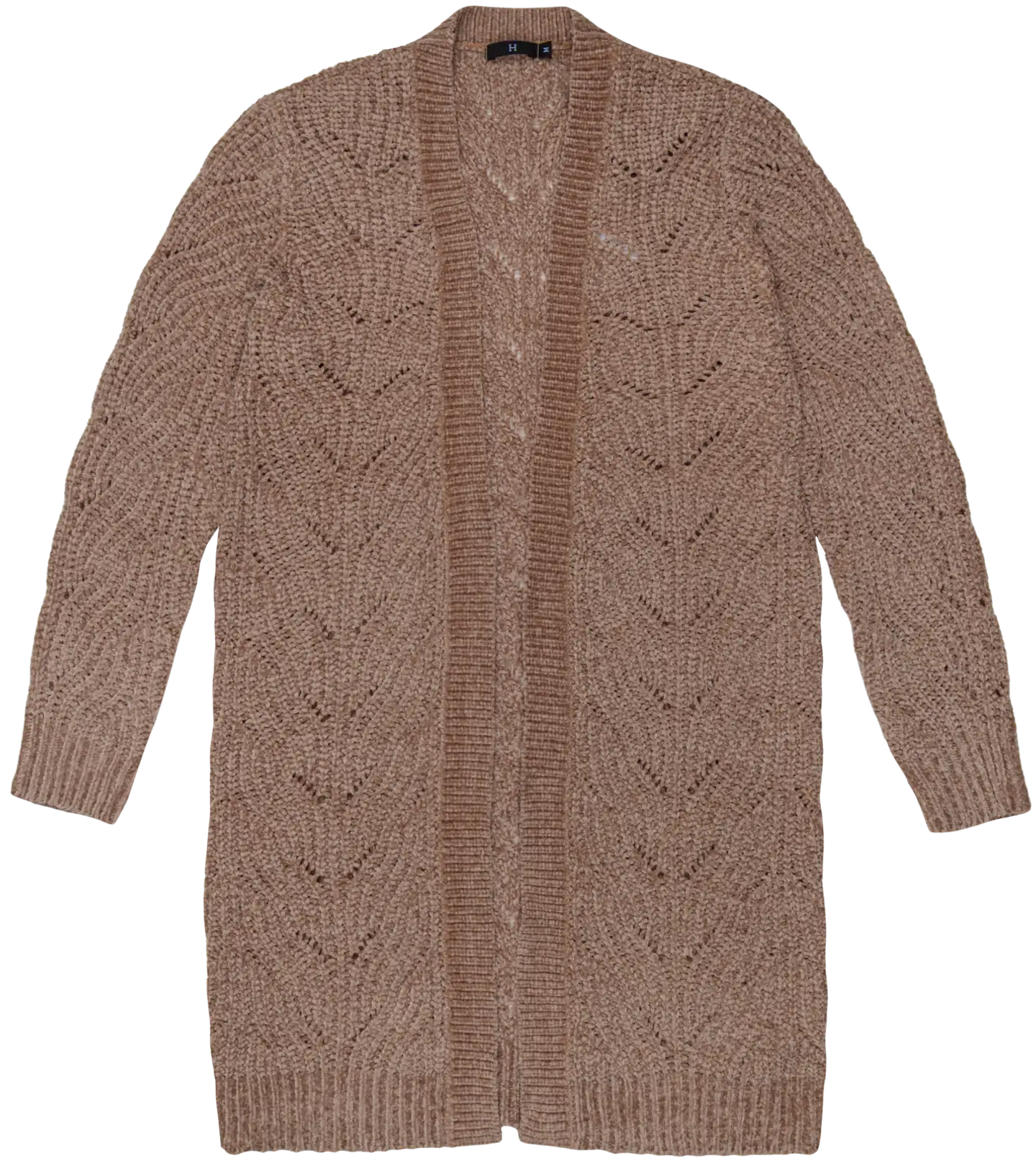 House naisten chenille-neuletakki 213H402507 - Warm taupe - 1