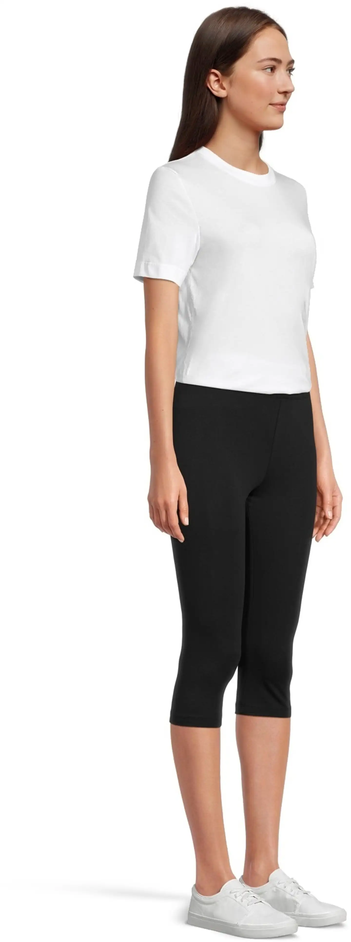 House naisten trikoocaprit Carla - MUSTA - 4