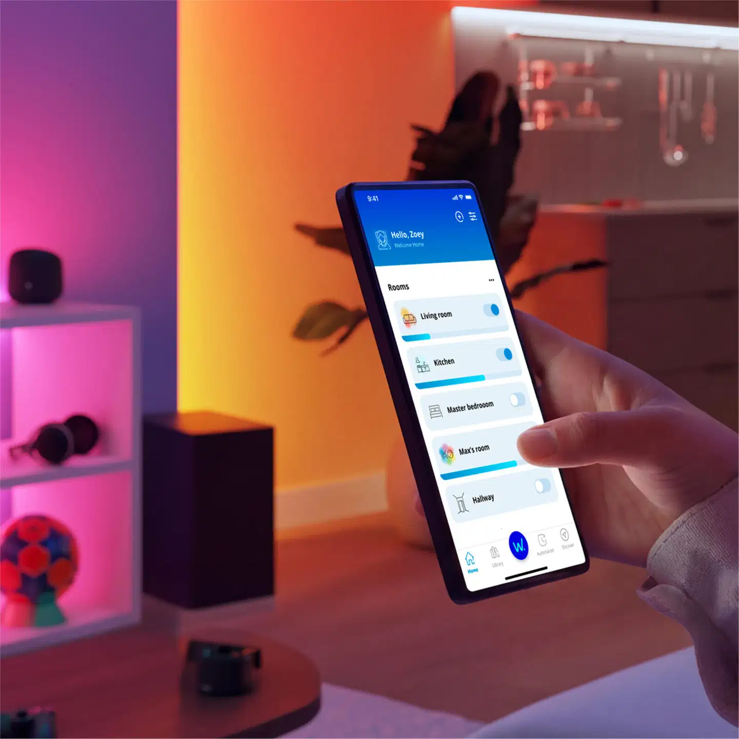 Philips Smart Lighting RGBICWW valonauha 10m USB-C Bluetoothilla ja kaukosäätimellä - 6
