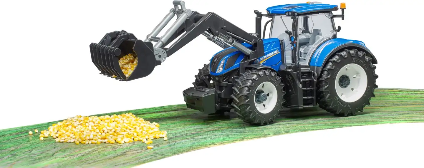 Bruder New Holland T7.315 traktori etukuormaajalla - 5