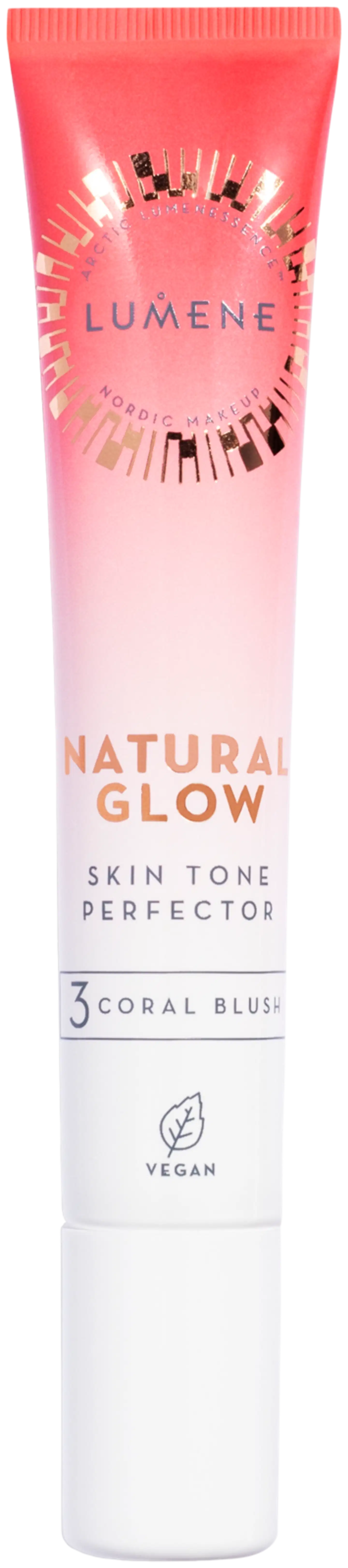 Lumene Natural Glow Ihon sävyn heleyttäjä 4 Berry Blush 20ml - Coral Blush