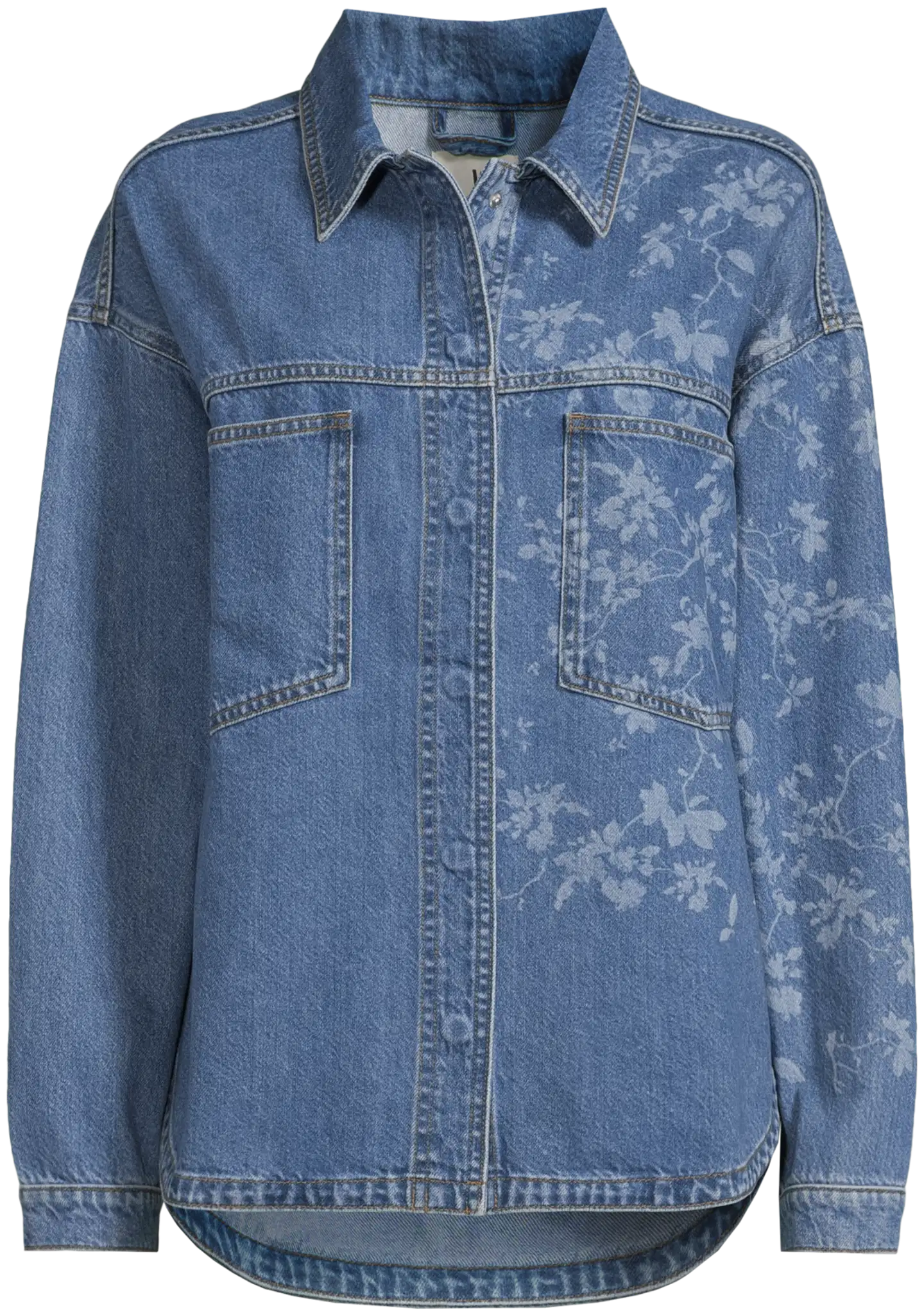 WKLY. naisten farkkupaitajakku 228W282681 - Denim blue - 2