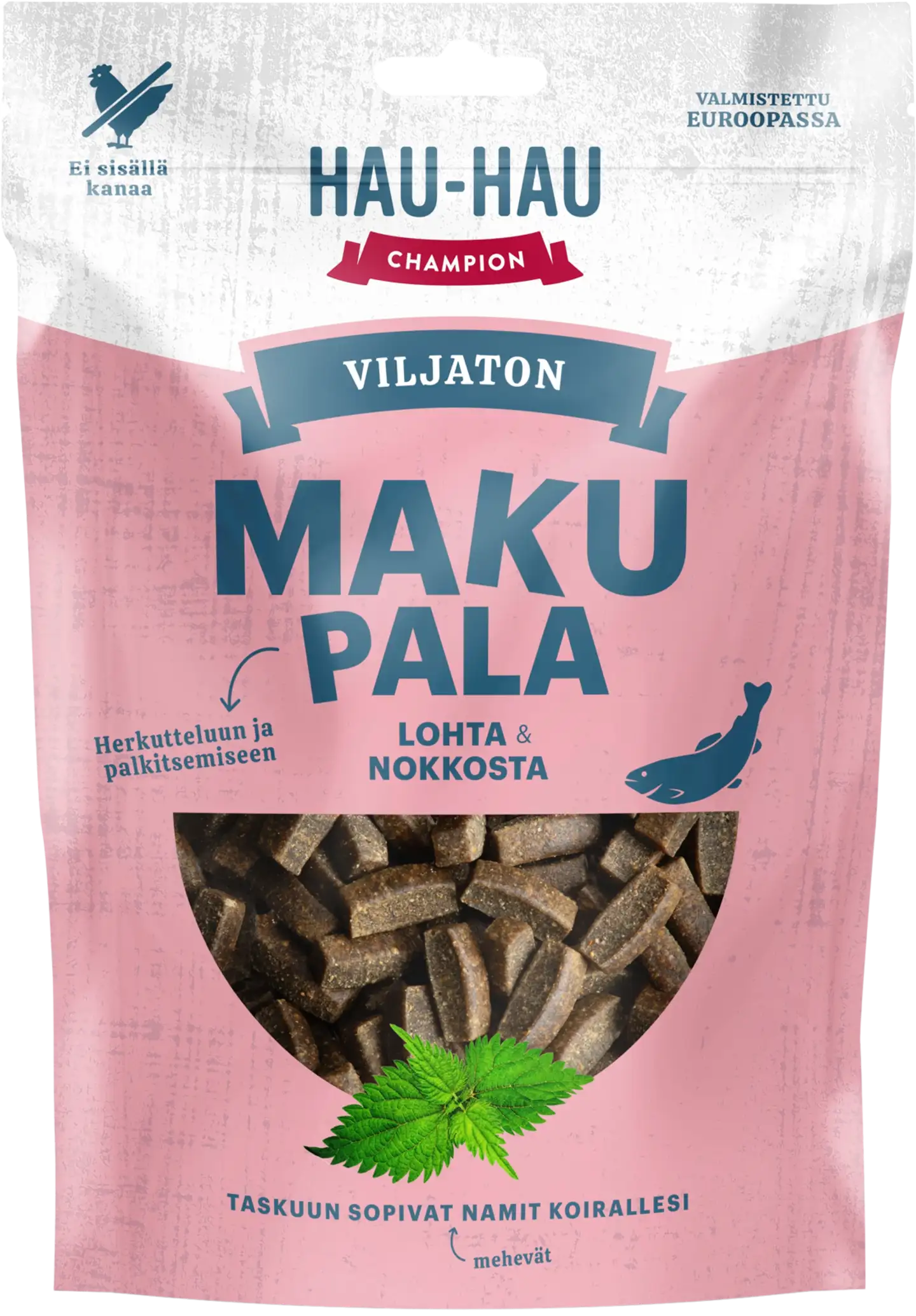 Hau-Hau Champion Viljaton Makupala lohi-nokkonen 200 g