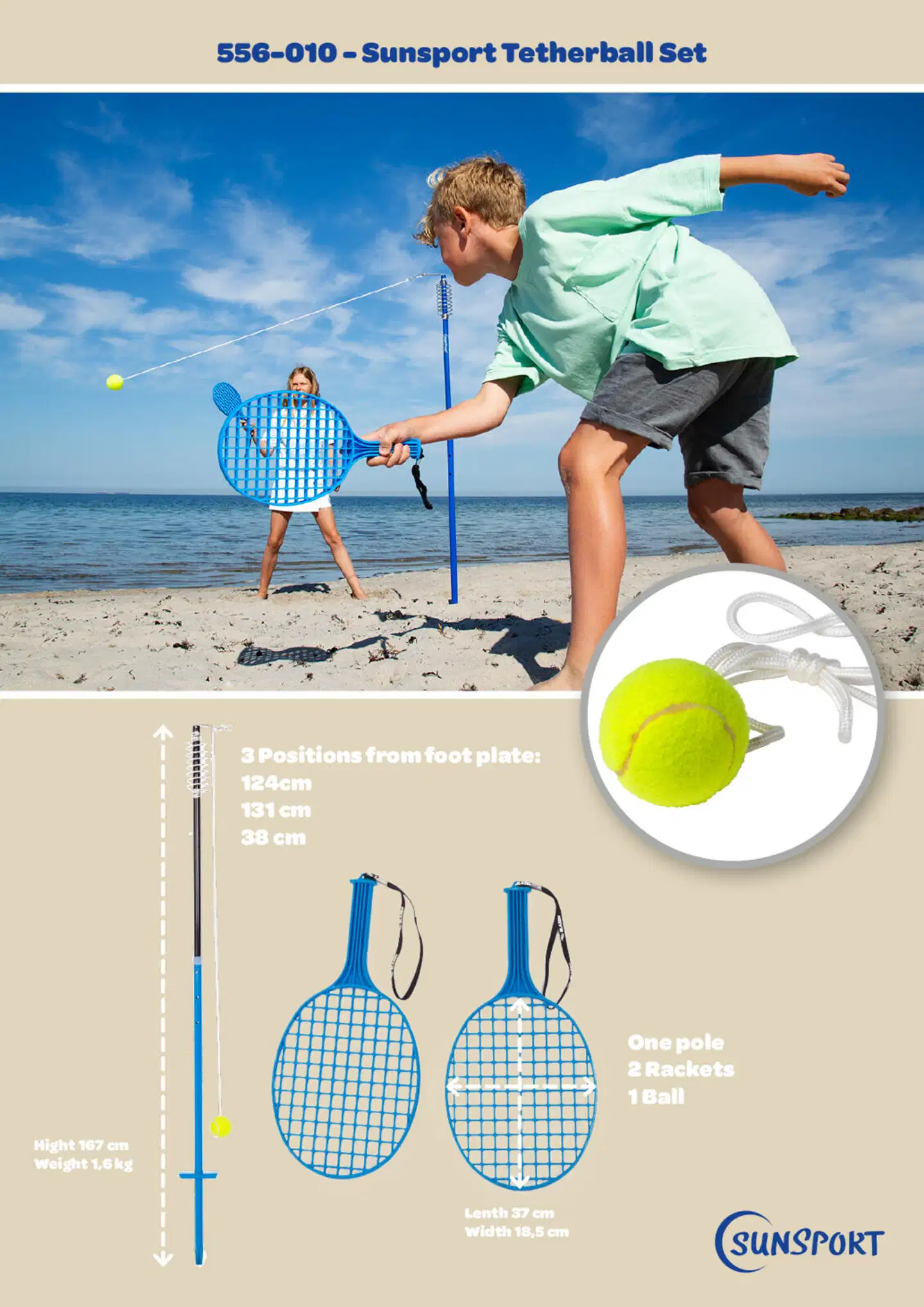 Sunsport peli Tether Ball - 6