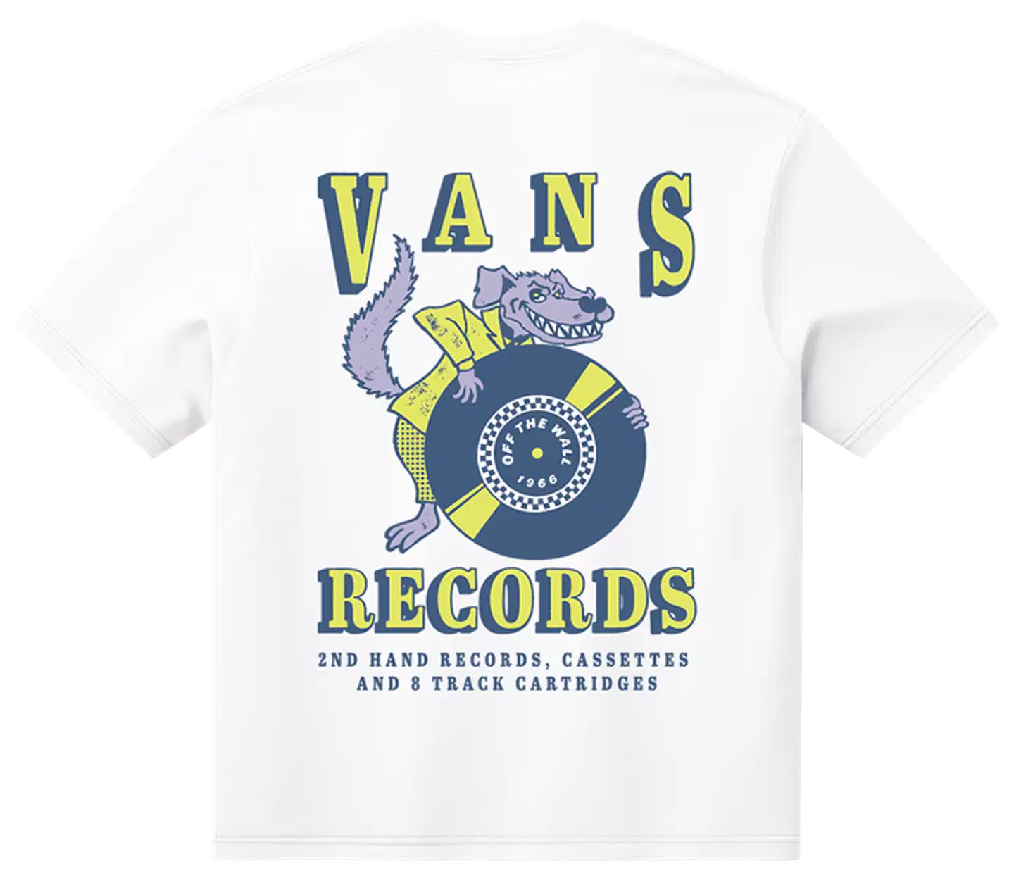 Vans miesten t-paita Vans Recordings - White - 2