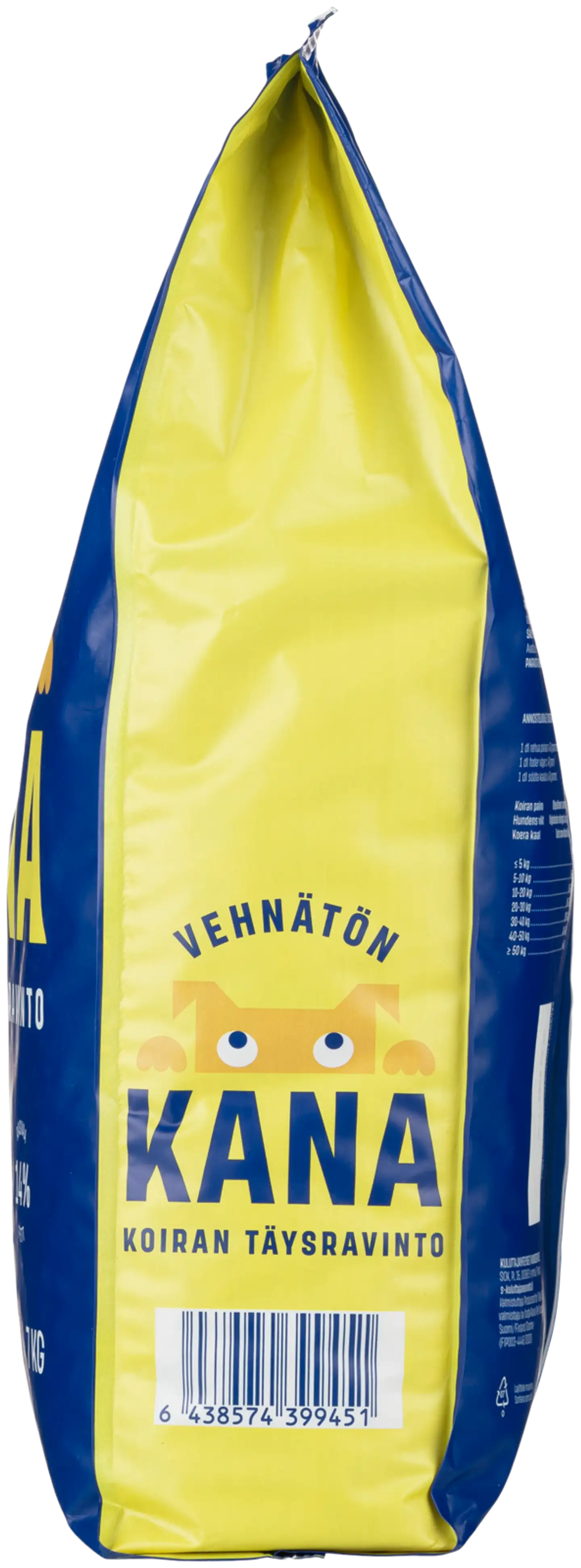 Kotimaista vehnätön koiran täysravinto kana 7kg - 4