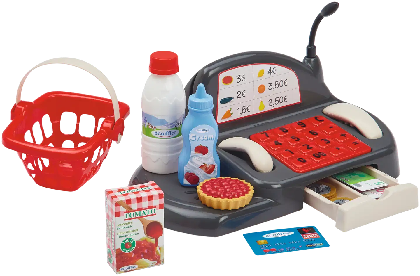 Ecoiffier - 100 % Chef - Kassakone -leikkisetti - 3