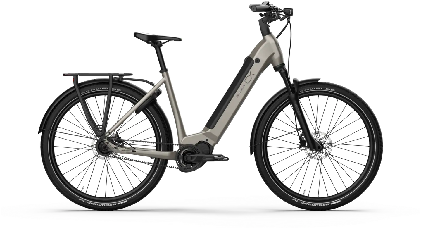 Helkama CX 27,5" Kaupunkisähköpyörä 5-vaihdetta runko 50 cm graniitti - 1