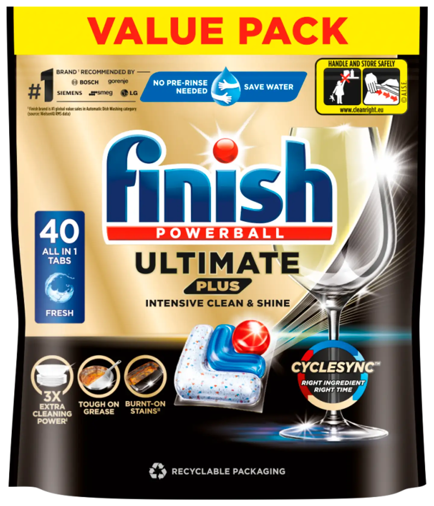 Finish ultimate plus konetiskitabletti 40 kpl