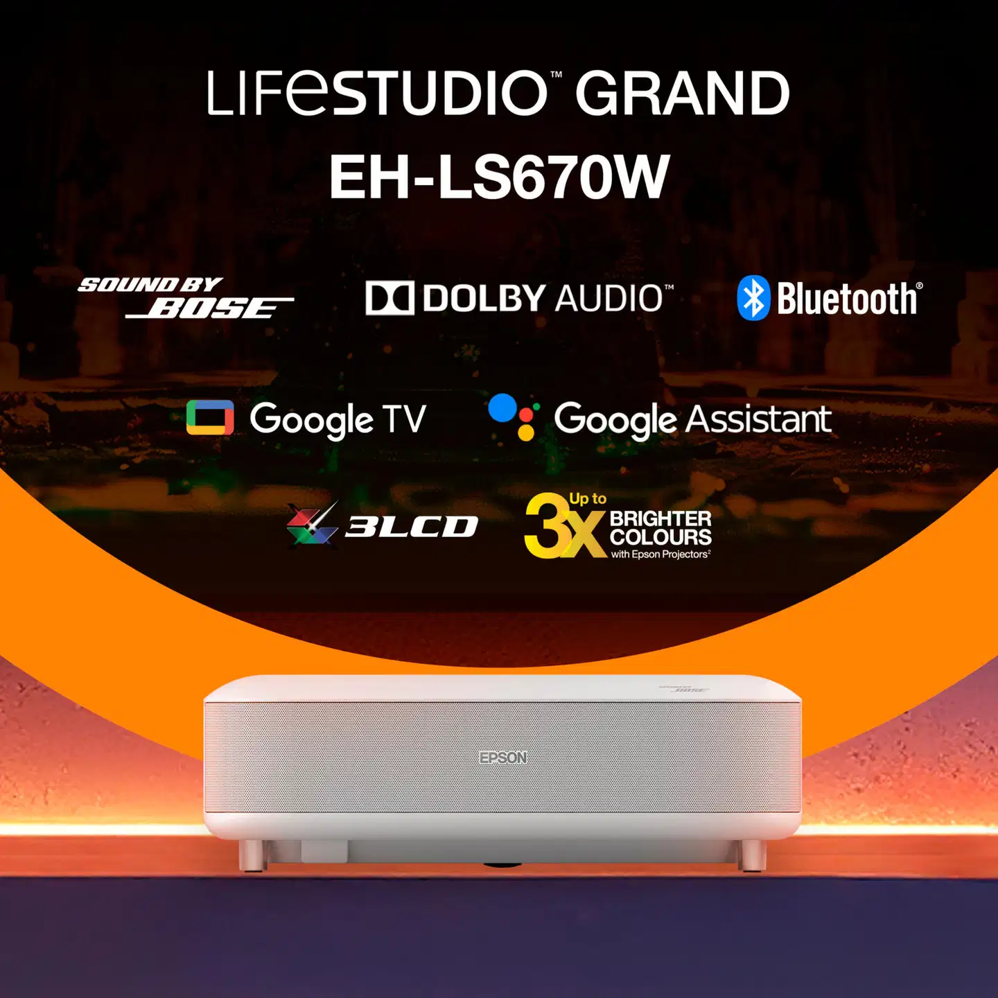 Epson Lifestudio Grand -projektori EH-LS670W - 11