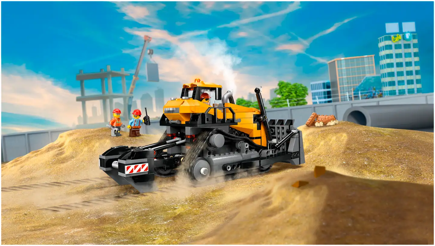 LEGO® City Big Vehicles 60466 Keltainen puskutraktori - 7