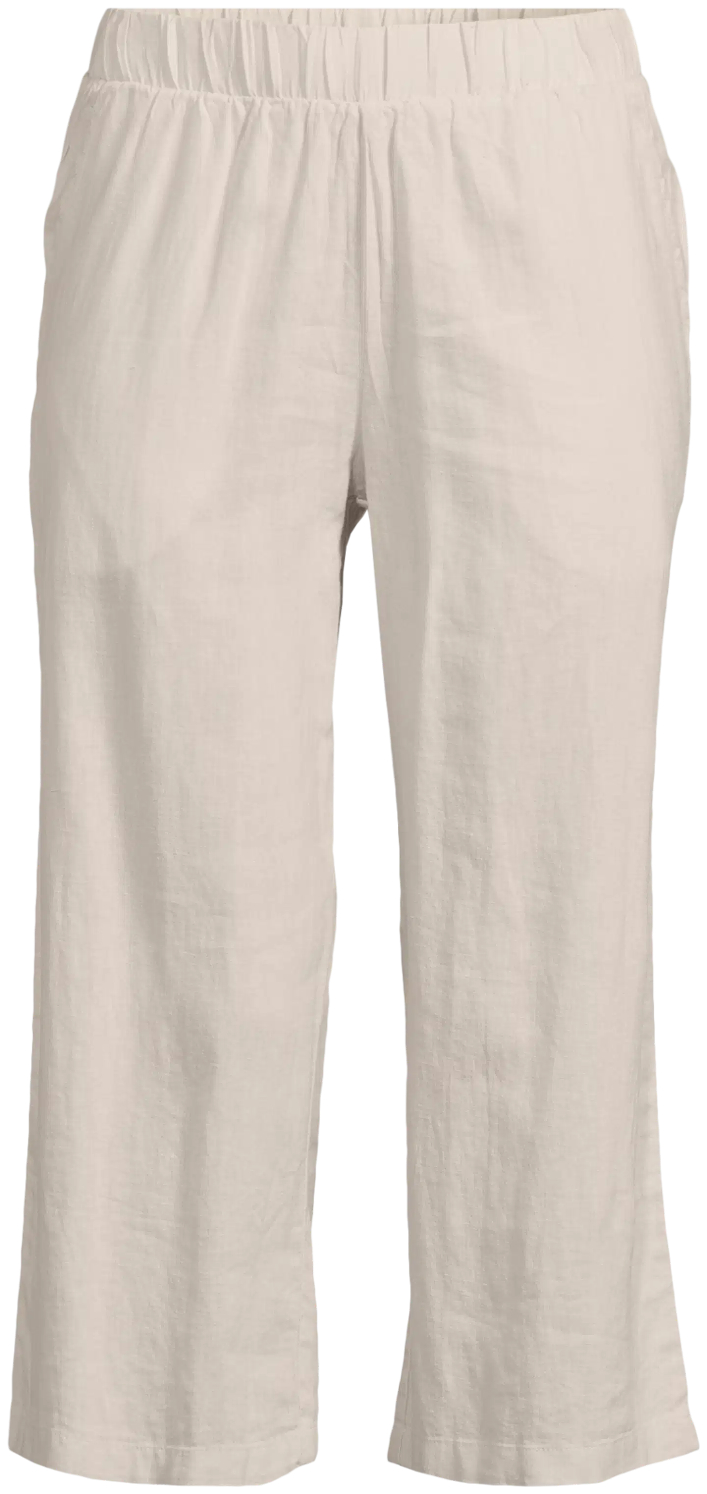London Fog naisten culottes-housut pellavasekoitetta 222L261708 - irish cream - 2