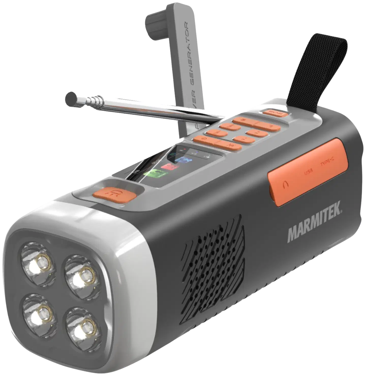 Marmitek Marmitek RESQ 200 ulkoilu- ja hätäradio - 5