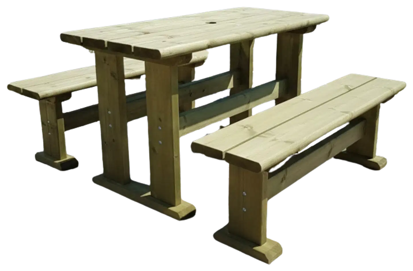 Tammiston Puu Ryhmä Saku 120cm kestopuu vihreä - 2