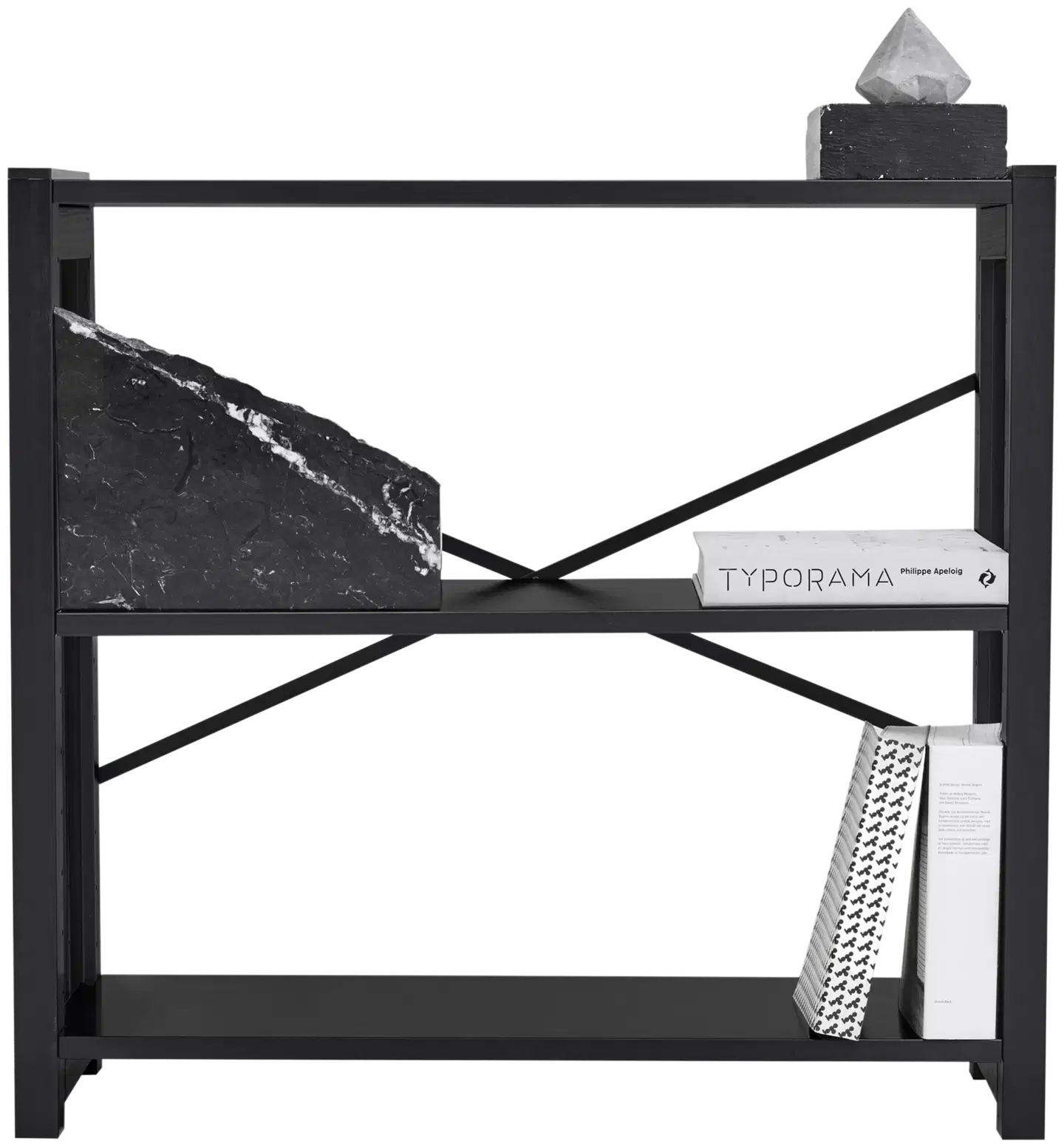 Lundia Classic avohylly, matala - MUSTA - 1
