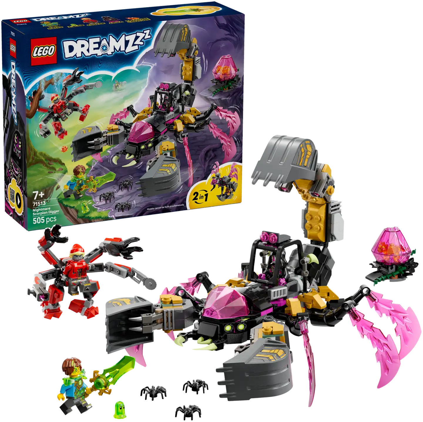 LEGO® DREAMZzz 71513 Painajaisskorpionikaivuri - 1