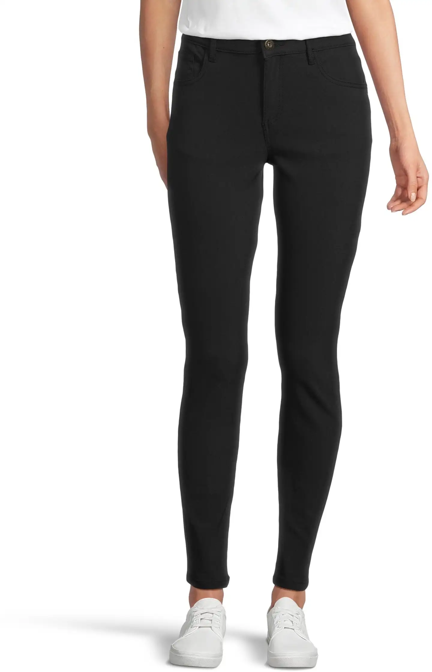 House naisten stretchleggingsit 222H260509 - BLACK - 1