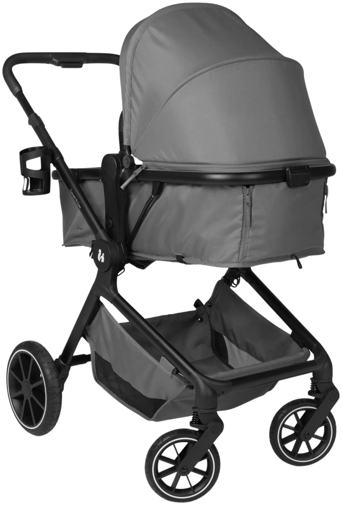 Hauck rattaat Convert N Care tummanharmaa - 3