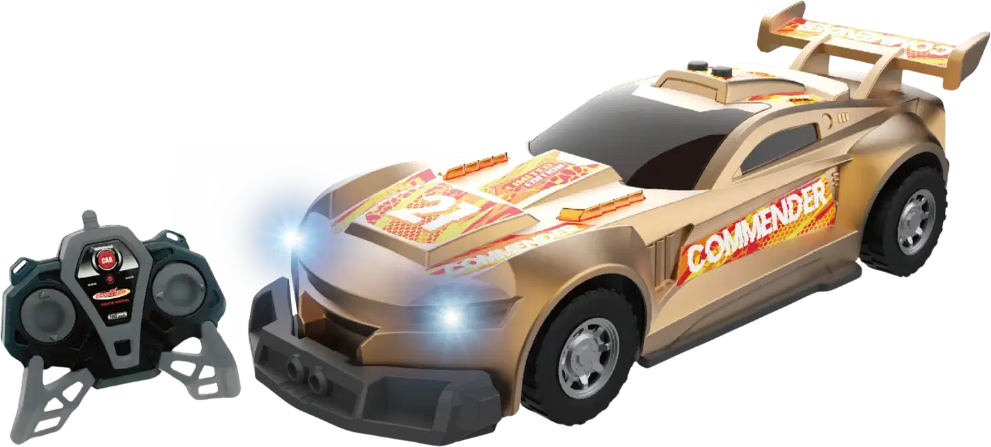 RC BEAST Racer 1:10 Gold Plastic Body