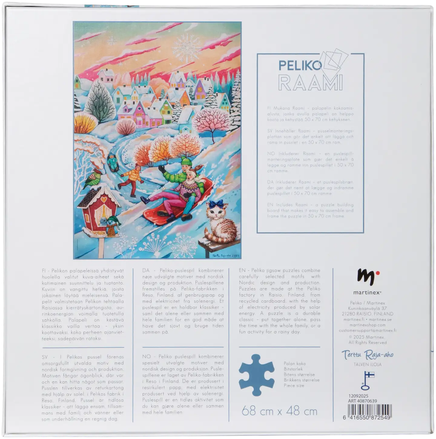 Peliko palapeli 1000 palaa Terttu Raja-aho Talven Iloja - 3