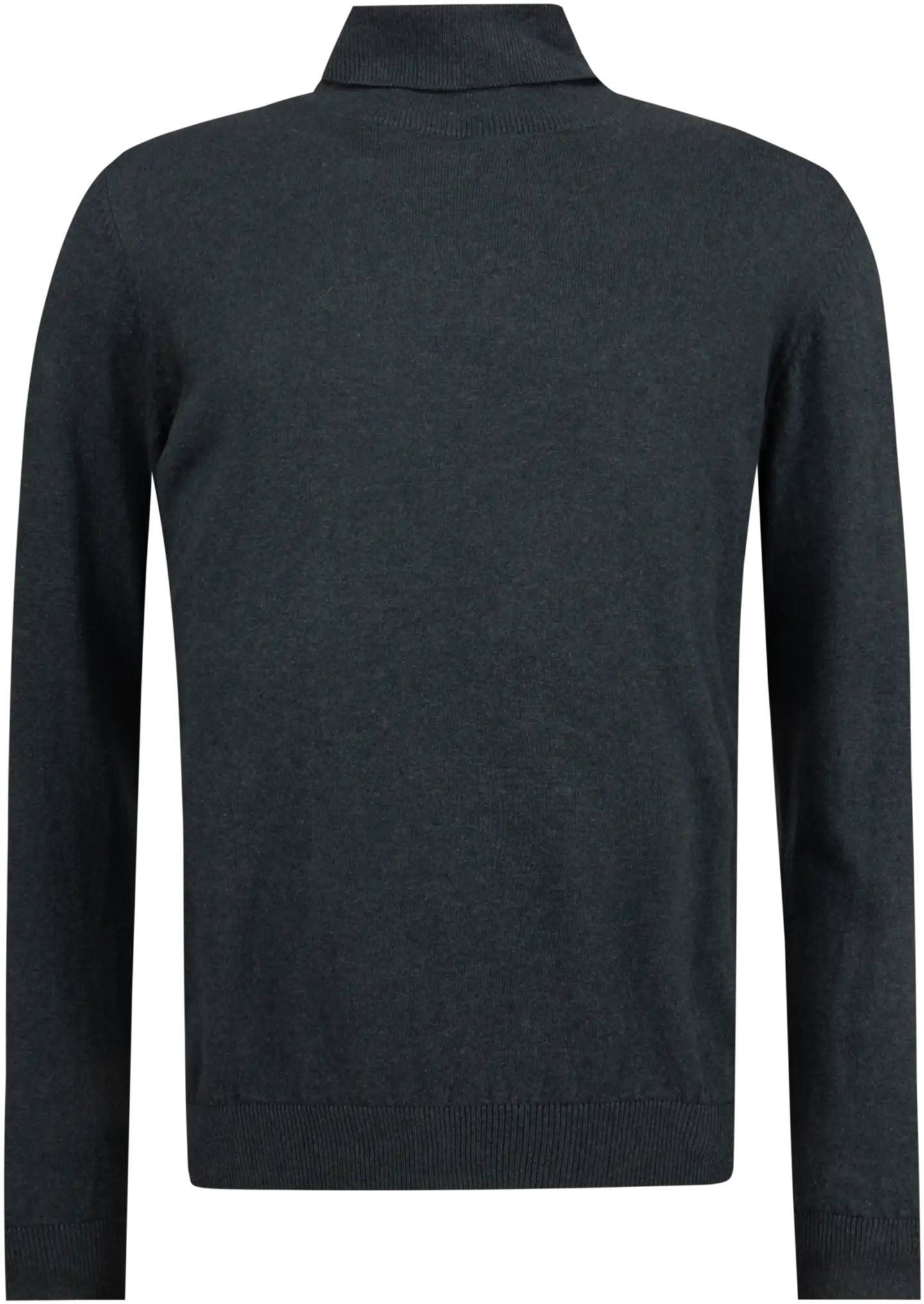 TEX miesten pooloneule puuvillaa I992457 - GREEN DARK - 1