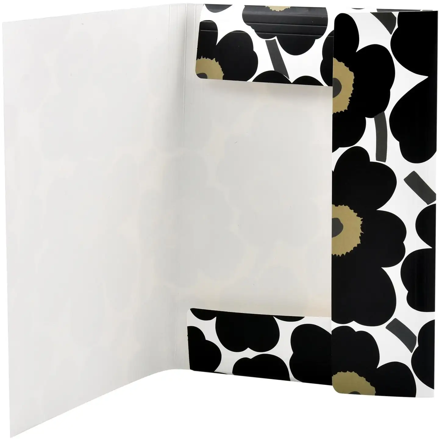 Marimekko kulmalukkokansio A4 Unikko musta - 2