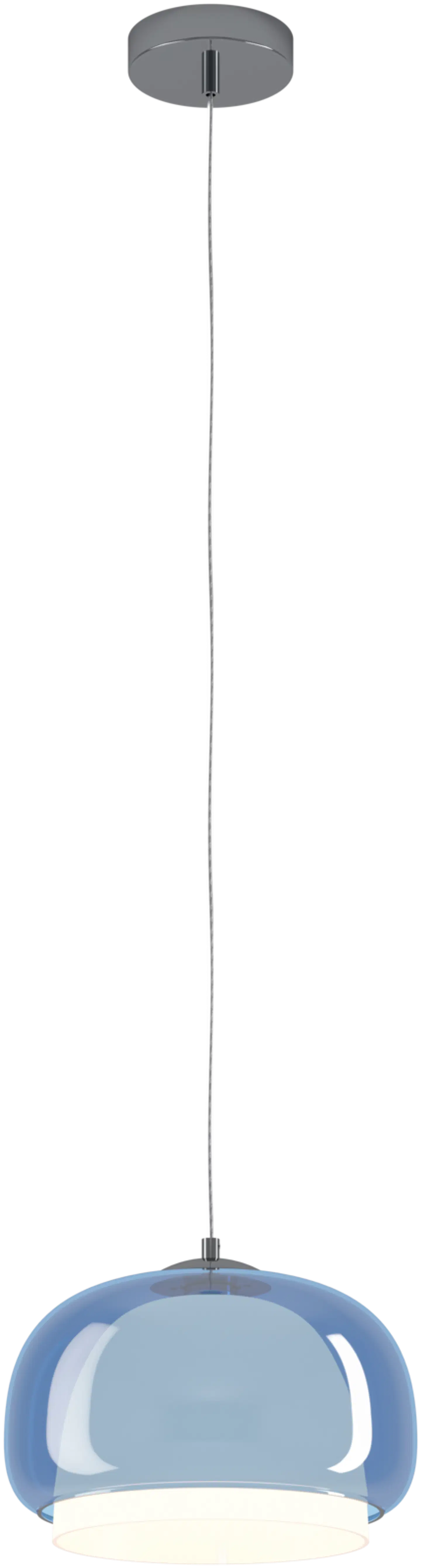 EGLO riippuvalaisin Belomontejo E27 maks 40W 30cm IP20 sininen - 2