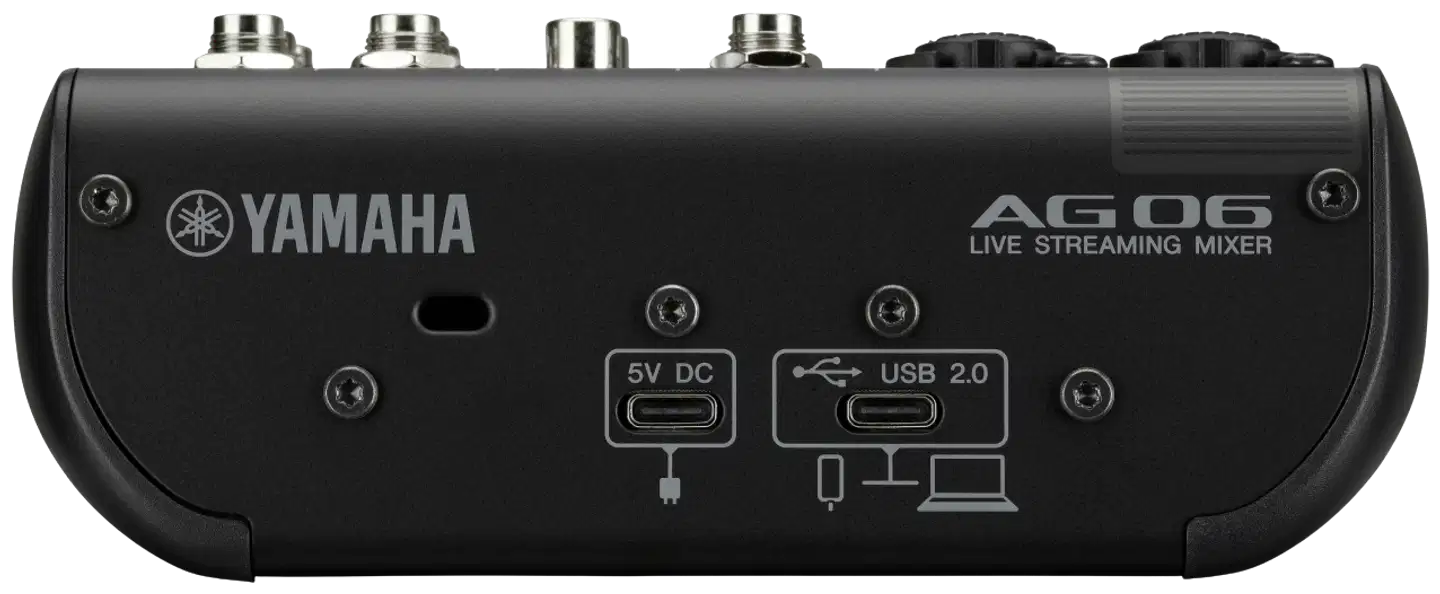 Yamaha livestriimausmikseri AG06mk2B - 3