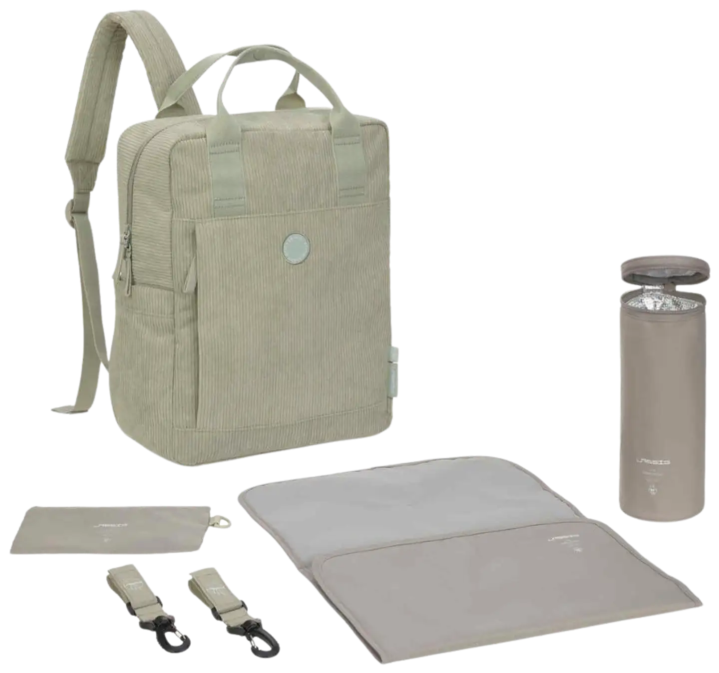 Lässig hoitoreppu Vividal sametti beige - 1