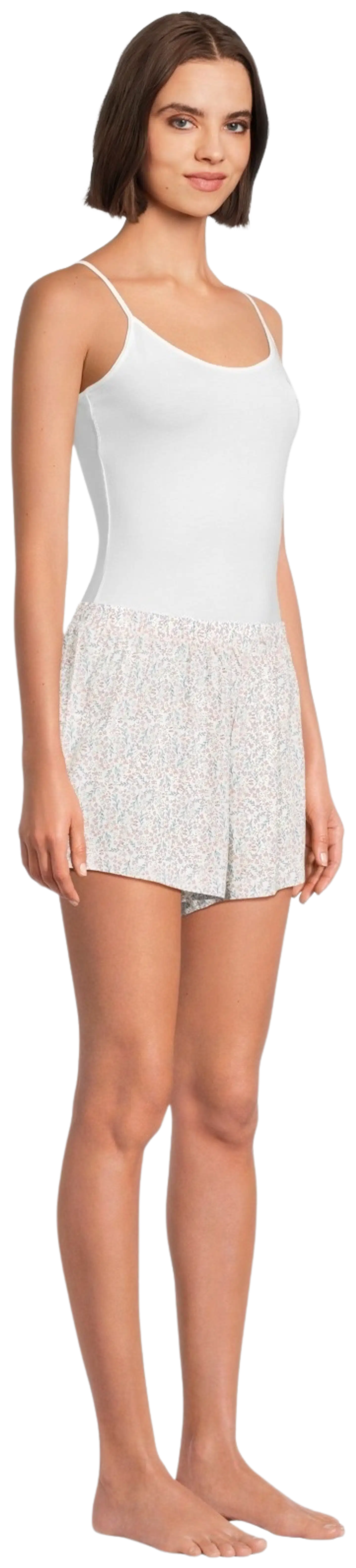 TEX naisten pyjamashortsit I279930 - Off white - 4