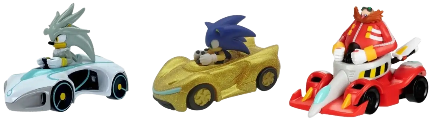 Sonic 1:64 Die-cast ajoneuvo Wave 5, erilaisia - 4