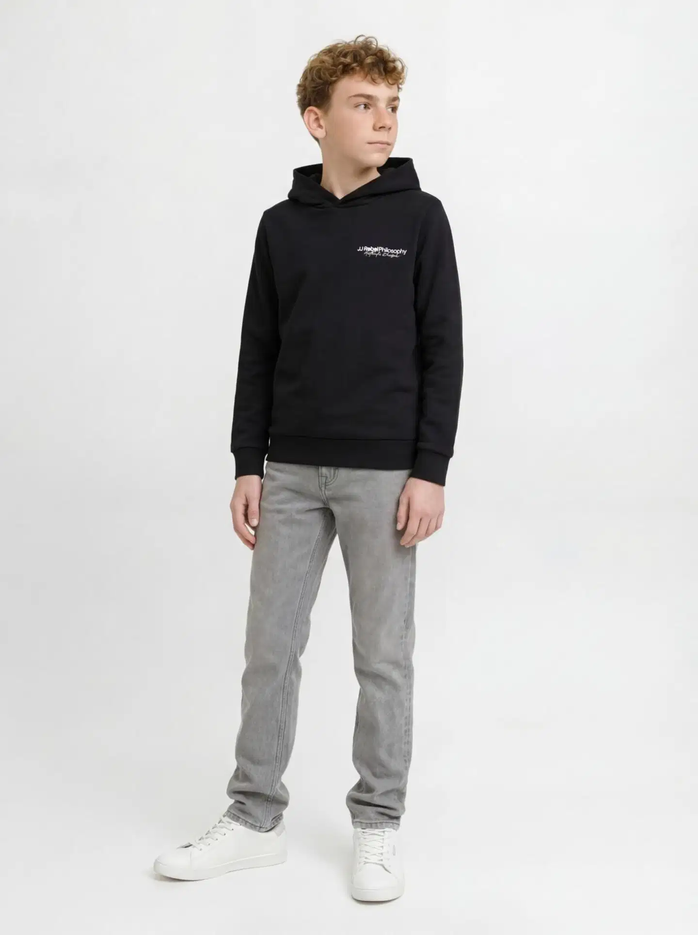 JJ Rebel lasten farkut - Grey denim - 3