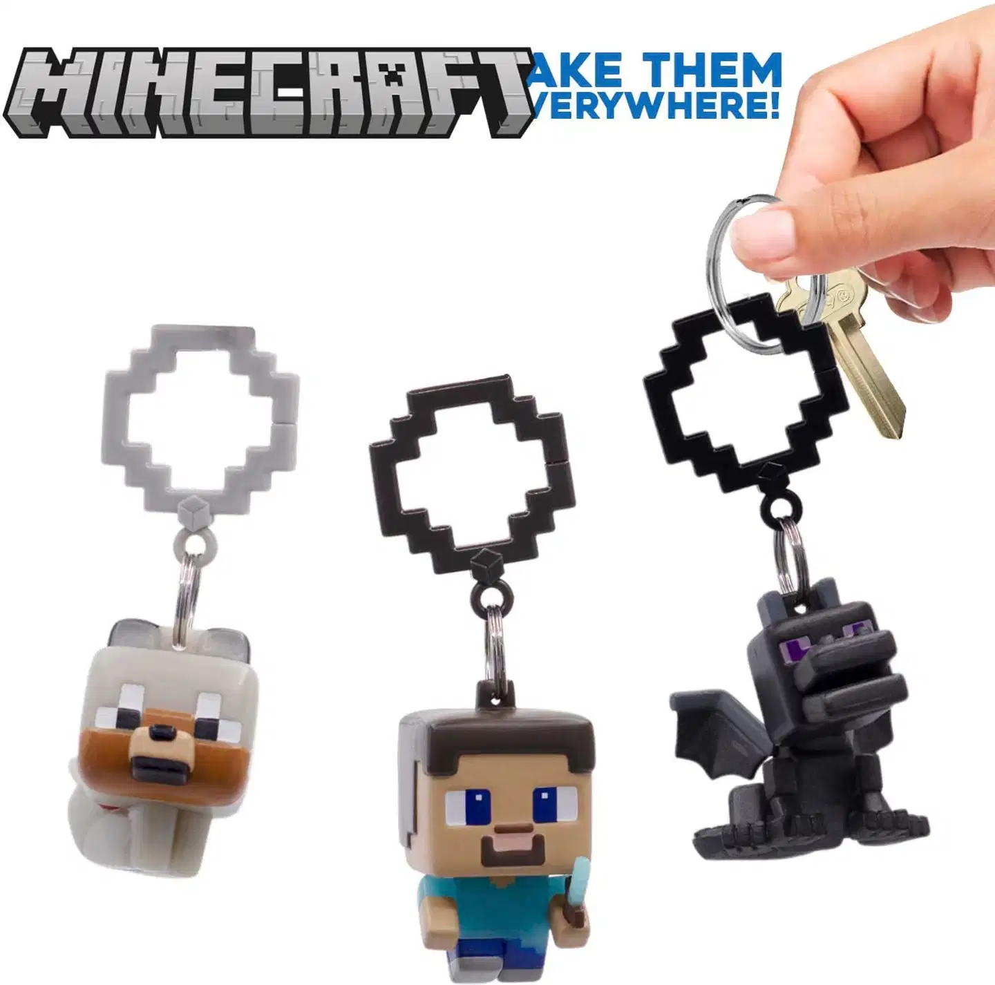 Minecraft Clip On Hanger 8cm - 4