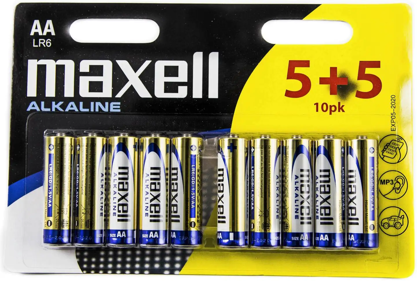 Maxell AA alkaliparisto 10kpl