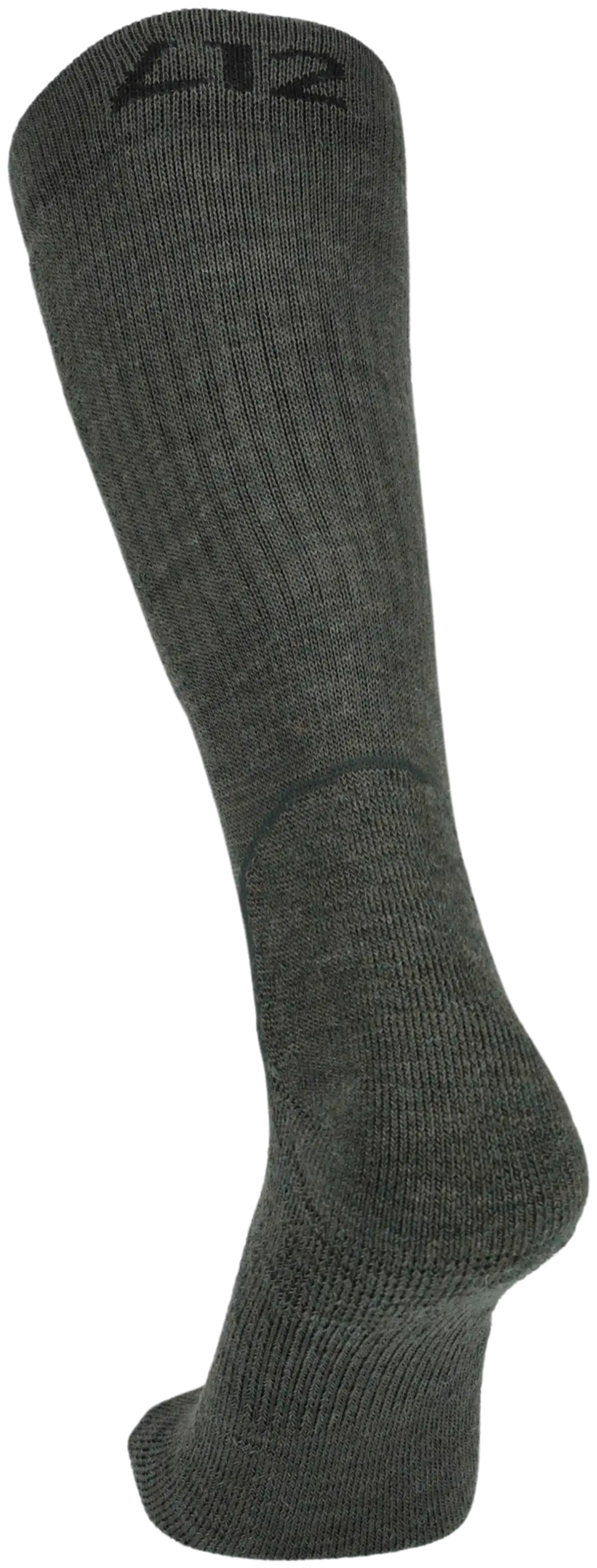 Luode12 unisex merinovillaiset metsästyssukat 79710 - metsänvihreä - 4