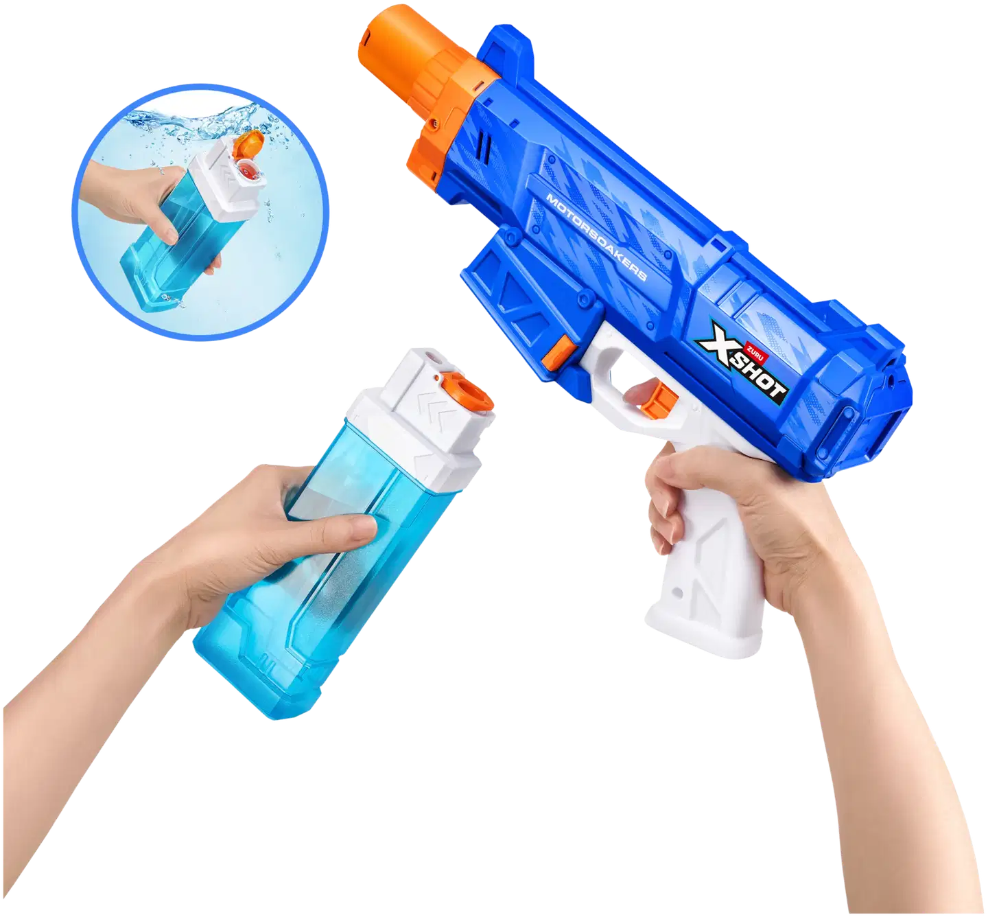 X-SHOT WATER Fast Fill Turbo Stream Motor Soaker vesipyssy - 8