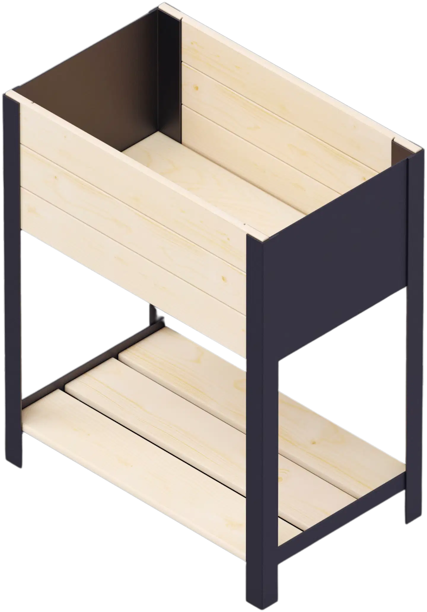 Upyard istutuslaatikko Modern korkea 58x36 - 1