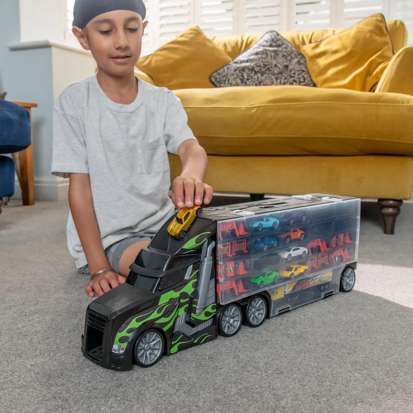 Teamsterz Metro City Auto Transporter Truck - 5