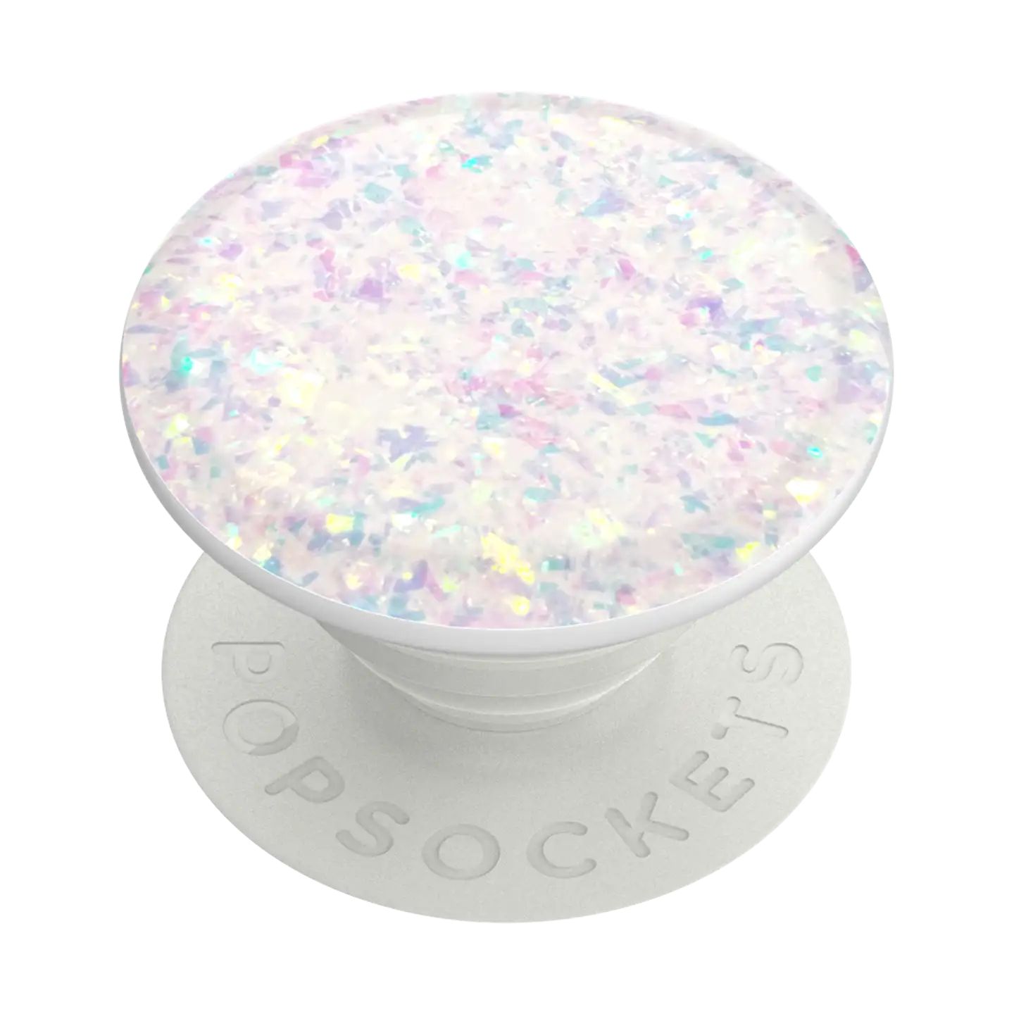 Popsockets puhelinpidike popgrip iridescent confetti white - 2