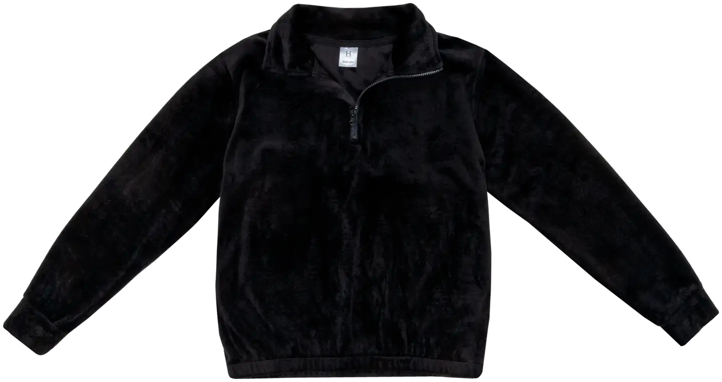 House nuorten collegepusero velour 23TH342522 - BLACK - 1