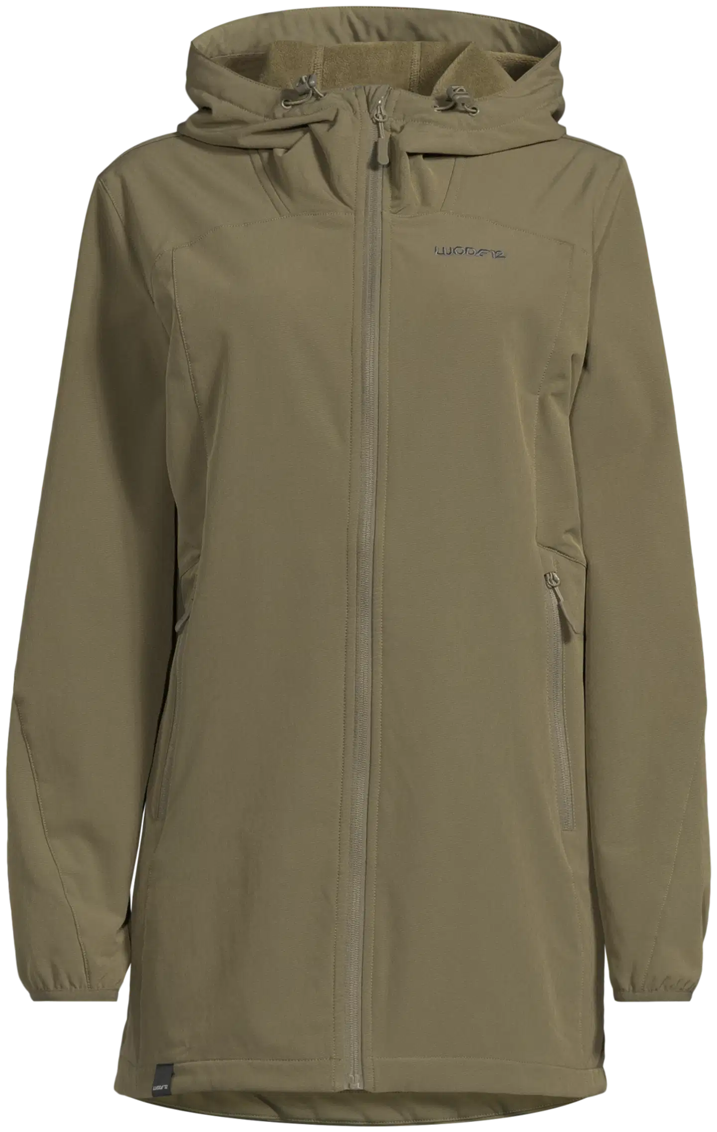 Luode12 naisten softshelltakki 223L332671 - Burnt olive - 2