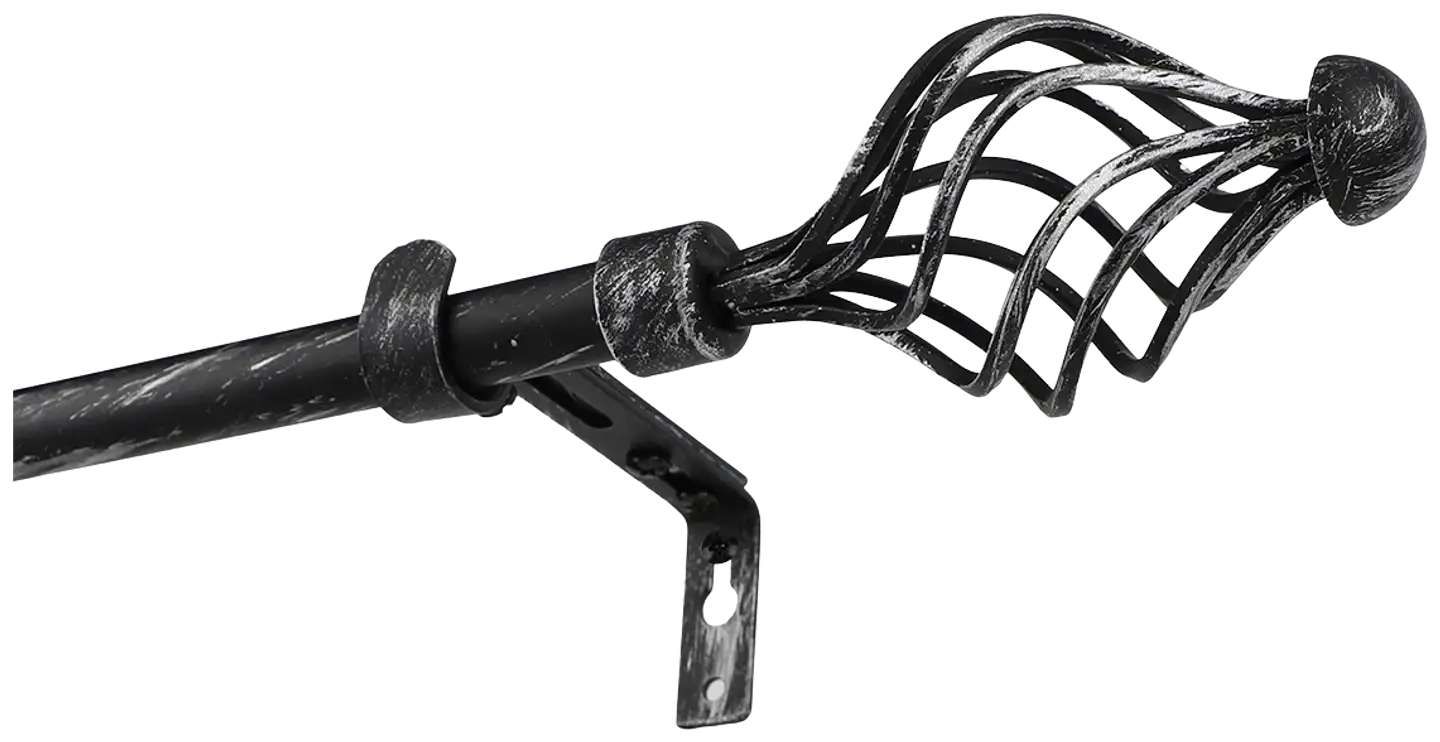 Ihanin verhotangon kannakkeet mustakulta 19mm 2kpl/pss - 2