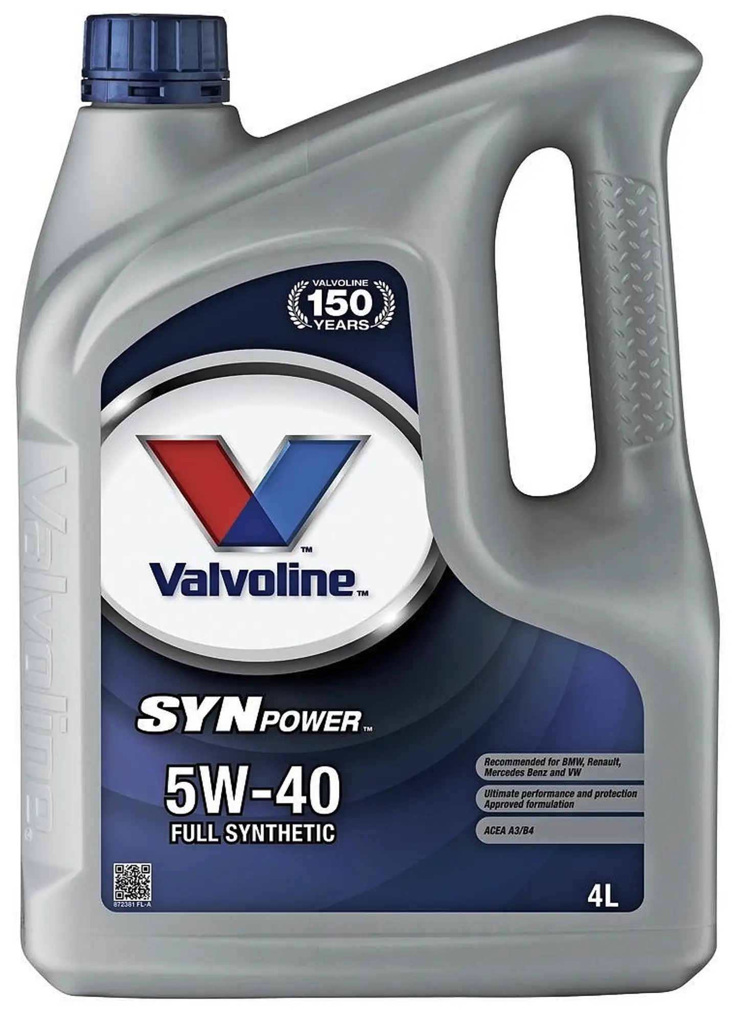 Valvoline Synpower 5W-40 moottoriöljy 4l