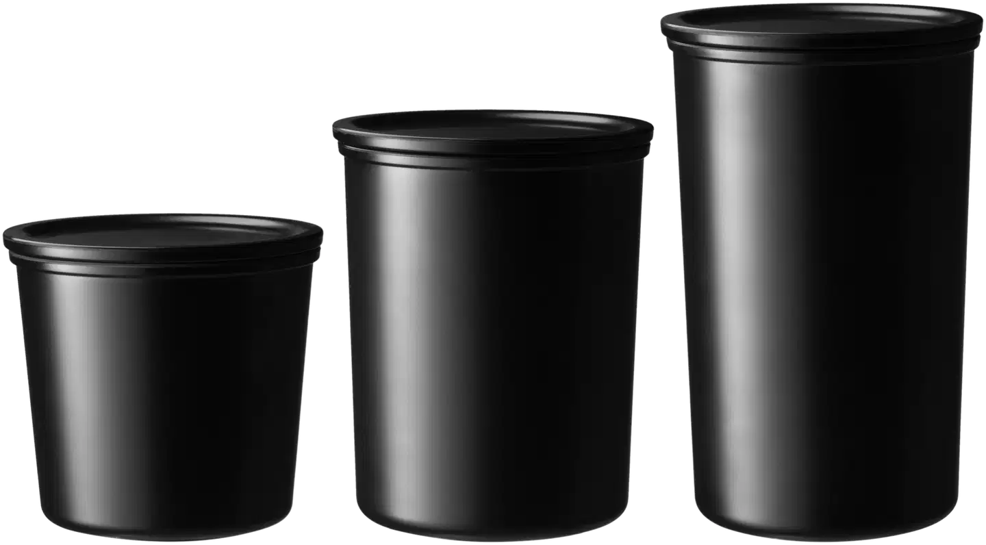 Maku säilytyspurkki rPET 3 kpl setti