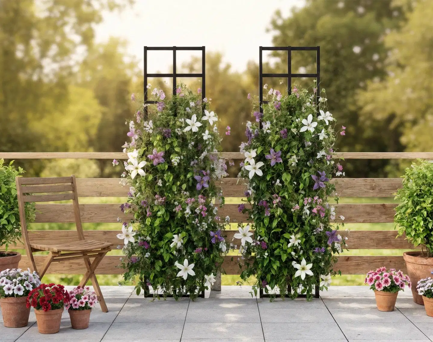 Köynnösritilä, grafiitin harmaa, 40x180cm - 5