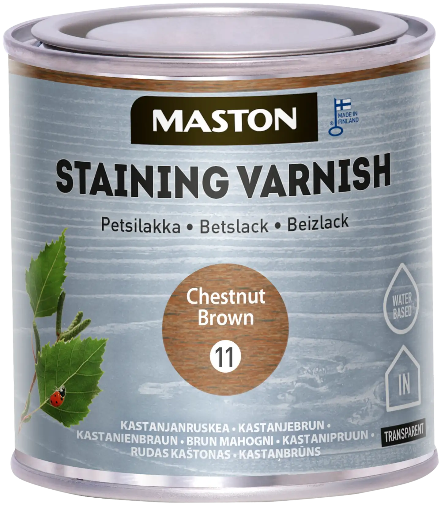 Maston petsilakka 250 ml kastanjanruskea